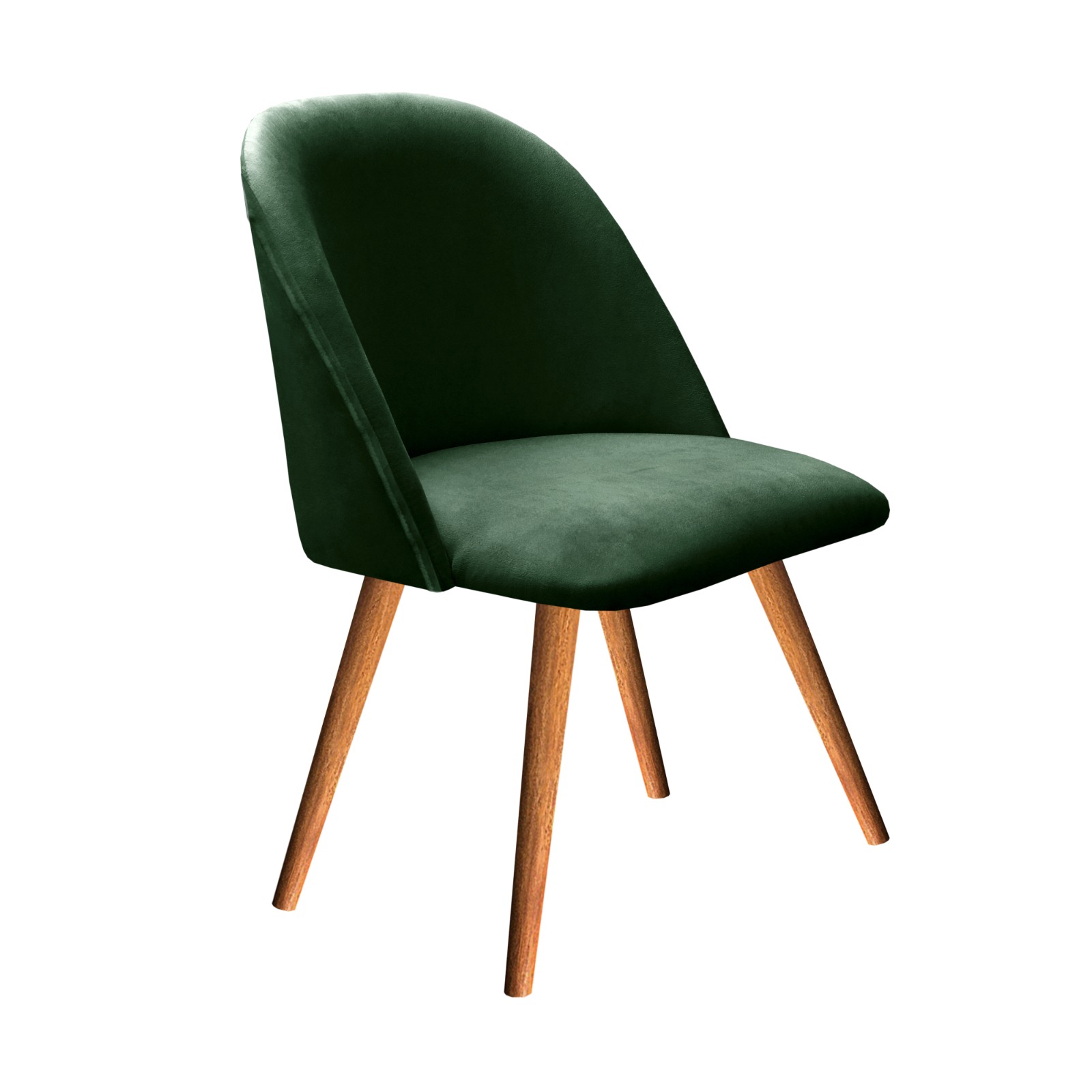 Poltrona Decorativa Gaia - Veludo Verde