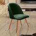 Poltrona Decorativa Gaia - Veludo Verde