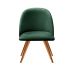 Poltrona Decorativa Gaia - Veludo Verde
