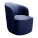 Poltrona Decorativa Stela - Suede Azul