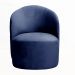 Poltrona Decorativa Stela - Suede Azul