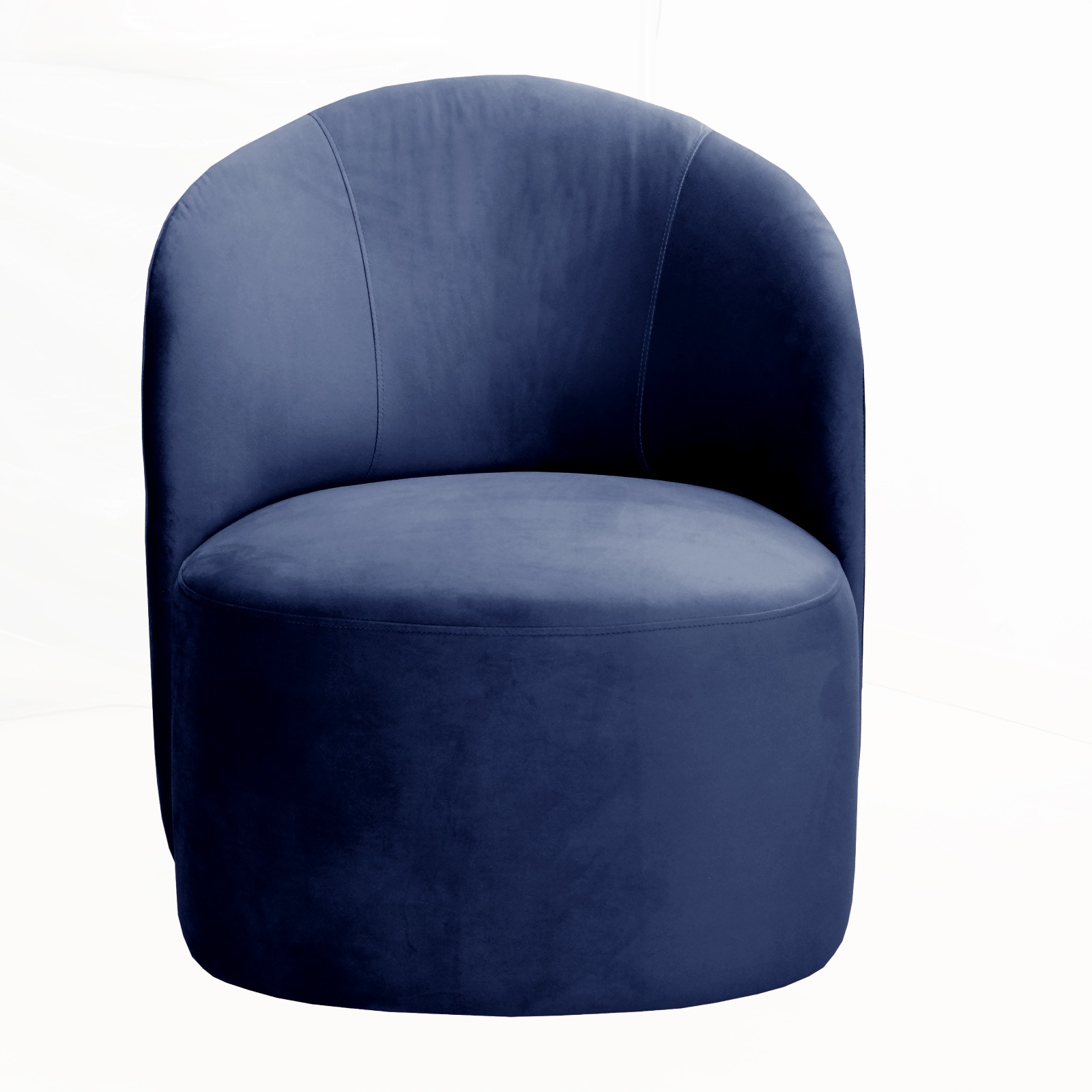 Poltrona Decorativa Stela - Suede Azul