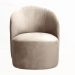 Poltrona Decorativa Stela - Suede Bege