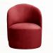 Poltrona Decorativa Stela - Suede Bordô