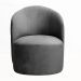 Poltrona Decorativa Stela - Suede Cinza