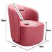 Poltrona Decorativa Stela - Suede Rosa