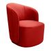 Poltrona Decorativa Stela - Suede Vermelho