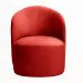 Poltrona Decorativa Stela - Suede Vermelho