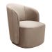 Poltrona Decorativa Stela - Veludo Capuccino