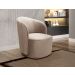 Poltrona Decorativa Stela - Veludo Capuccino
