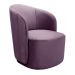 Poltrona Decorativa Stela - Veludo Roxo