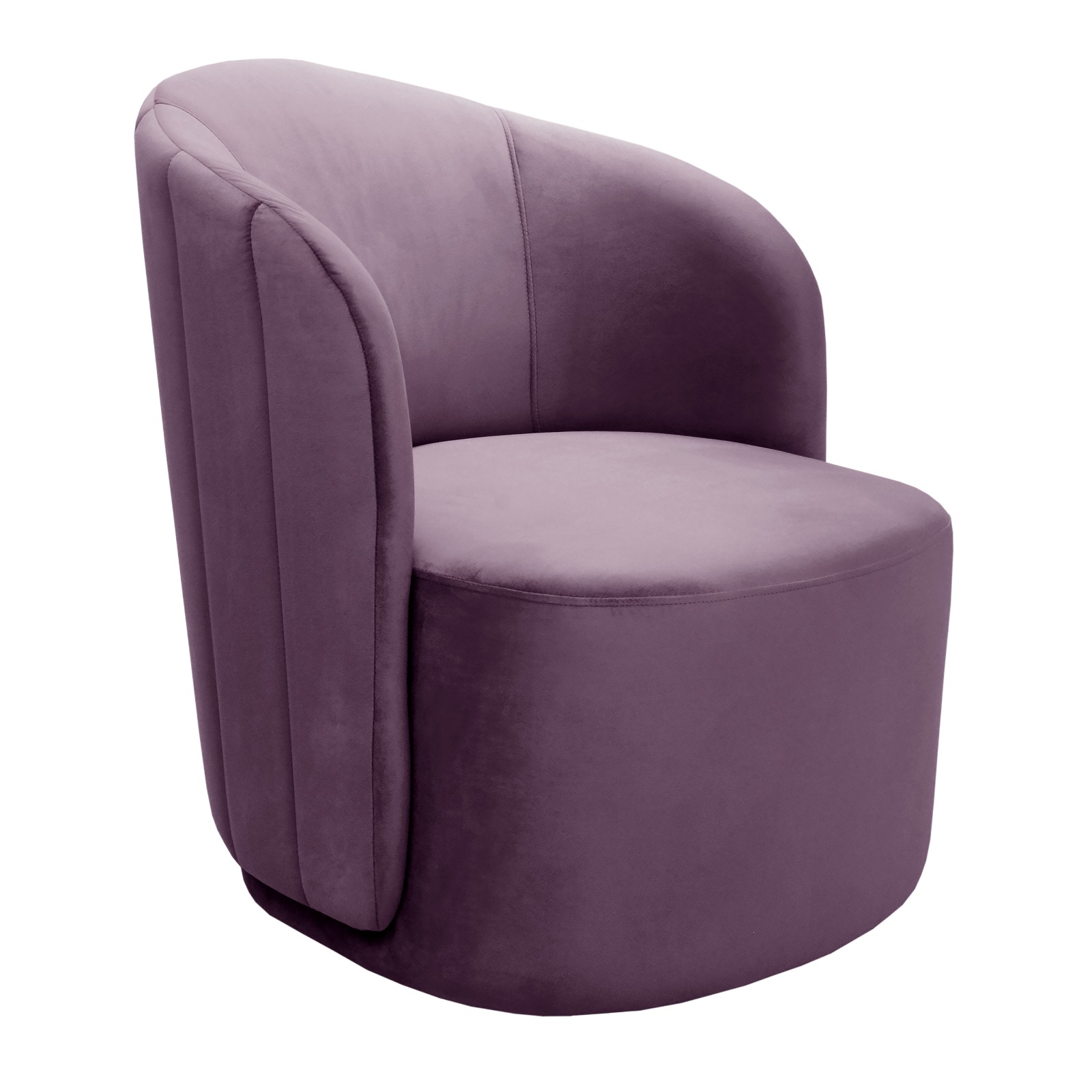 Poltrona Decorativa Stela - Veludo Roxo