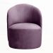 Poltrona Decorativa Stela - Veludo Roxo