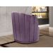 Poltrona Decorativa Stela - Veludo Roxo