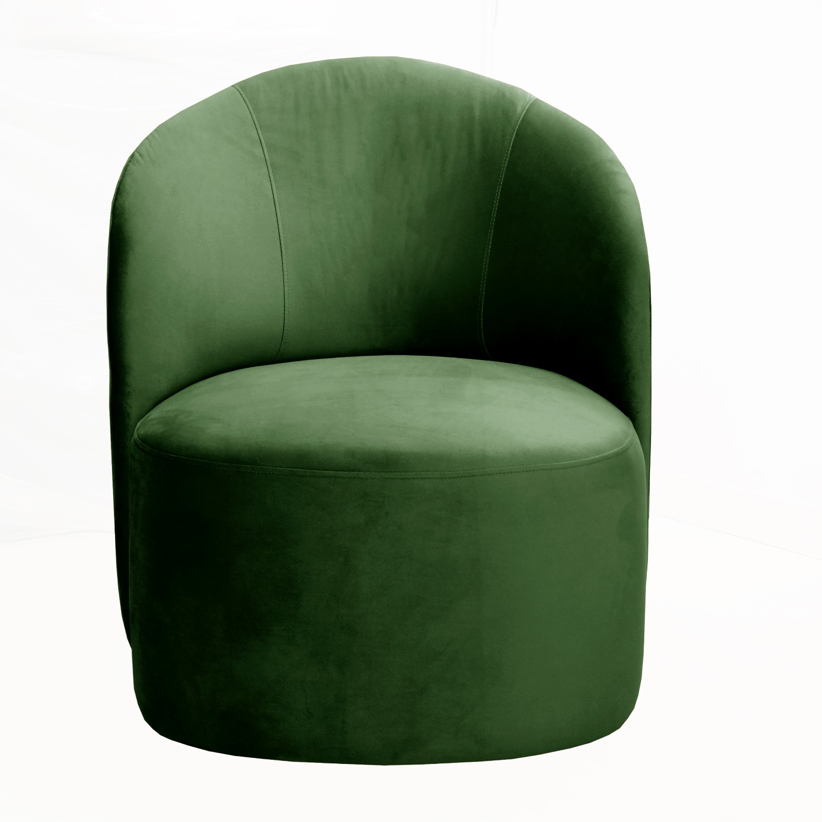 Poltrona Decorativa Stela - Veludo Verde