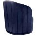 Poltrona Decorativa Stela Suede Azul Marinho