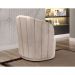 Poltrona Decorativa Stela Suede Bege Claro
