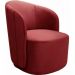 Poltrona Decorativa Stela Suede Bordô