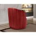 Poltrona Decorativa Stela Suede Bordô