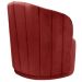 Poltrona Decorativa Stela Suede Bordô