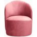 Poltrona Decorativa Stela Suede Rosa