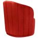 Poltrona Decorativa Stela Suede Vermelho