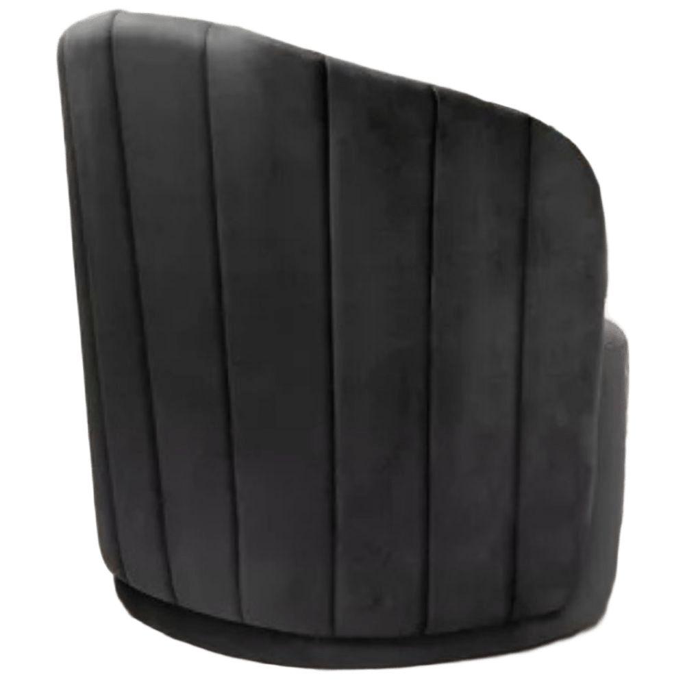 Poltrona Decorativa Stela Veludo Preto