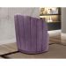 Poltrona Decorativa Stela Veludo Roxo