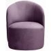 Poltrona Decorativa Stela Veludo Roxo