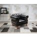 Poltrona Duquesa 1 Lugar Chesterfield Clássica Capitonê - Preto