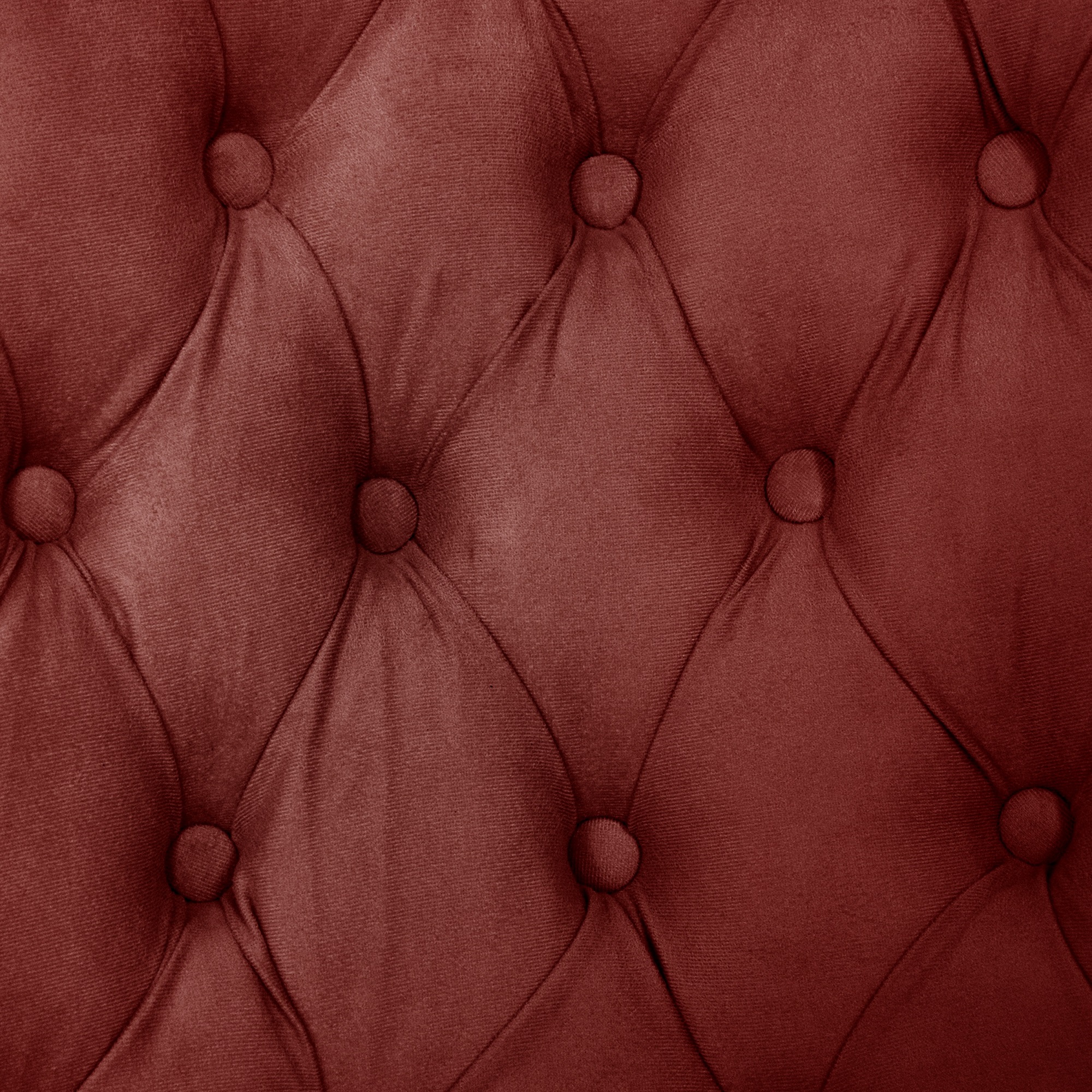 Poltrona Egg Alice Com Capitonê Pé Giratório Com Rodinhas - Suede Bordô