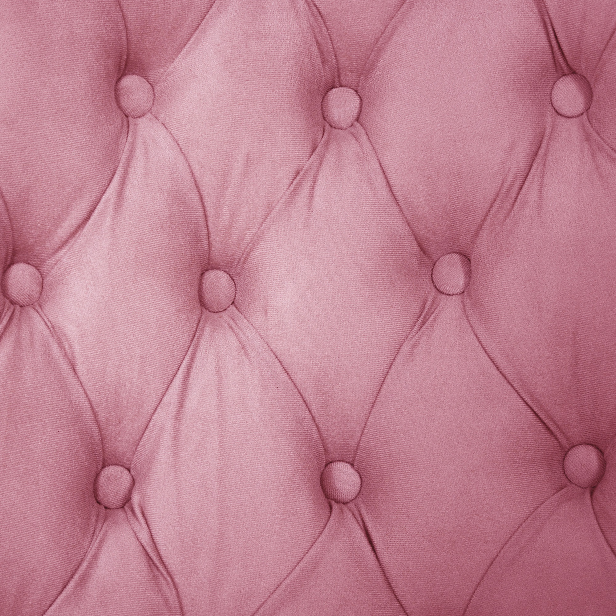 Poltrona Egg Alice Com Capitonê Pé Giratório Com Rodinhas - Suede Rosa
