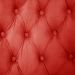Poltrona Egg Alice Com Capitonê Pé Giratório Com Rodinhas - Suede Vermelho