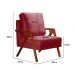 Poltrona Kiara Cor:Suede Bordô 110