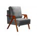 Poltrona Kiara Cor:Suede Cinza 220