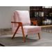 Poltrona Kiara Cor:Suede Rosa 280