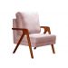 Poltrona Kiara Cor:Suede Rosa 280