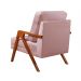Poltrona Kiara Cor:Suede Rosa 280