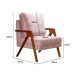 Poltrona Kiara Cor:Suede Rosa 280