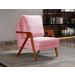 Poltrona Kiara Cor:Veludo Rosê 390