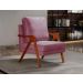 Poltrona Kiara Cor:Veludo Roxo 380