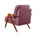 Poltrona Kiara Cor:Veludo Roxo 380
