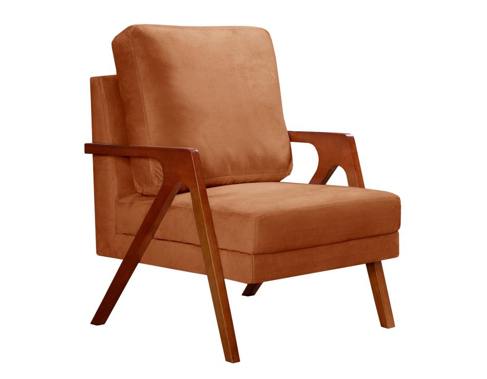 Poltrona Kiara Cor:Veludo Terracota 400