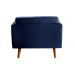 Poltrona Luma - Suede Azul
