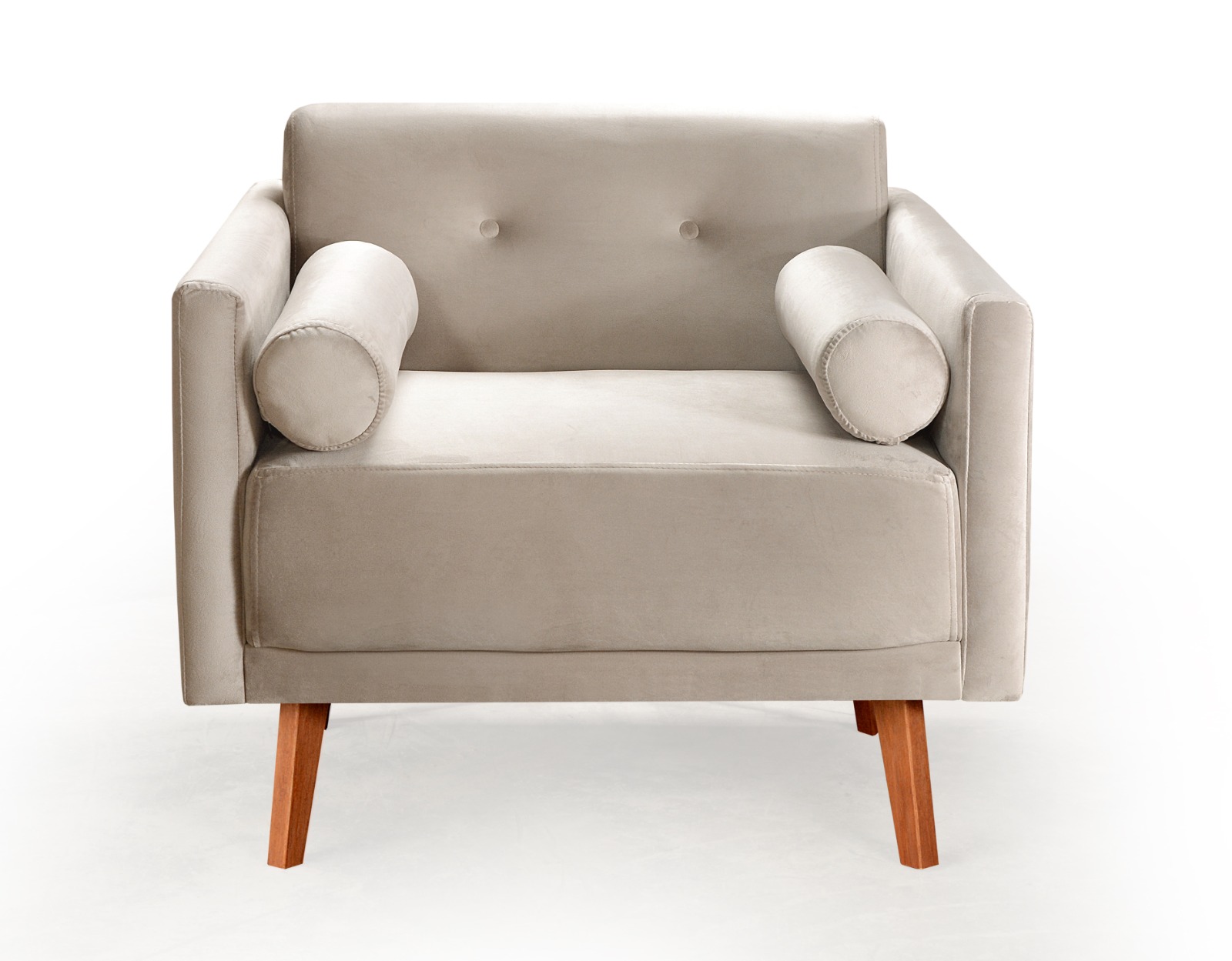 Poltrona Luma - Suede Bege