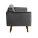Poltrona Luma - Suede Cinza Grafite