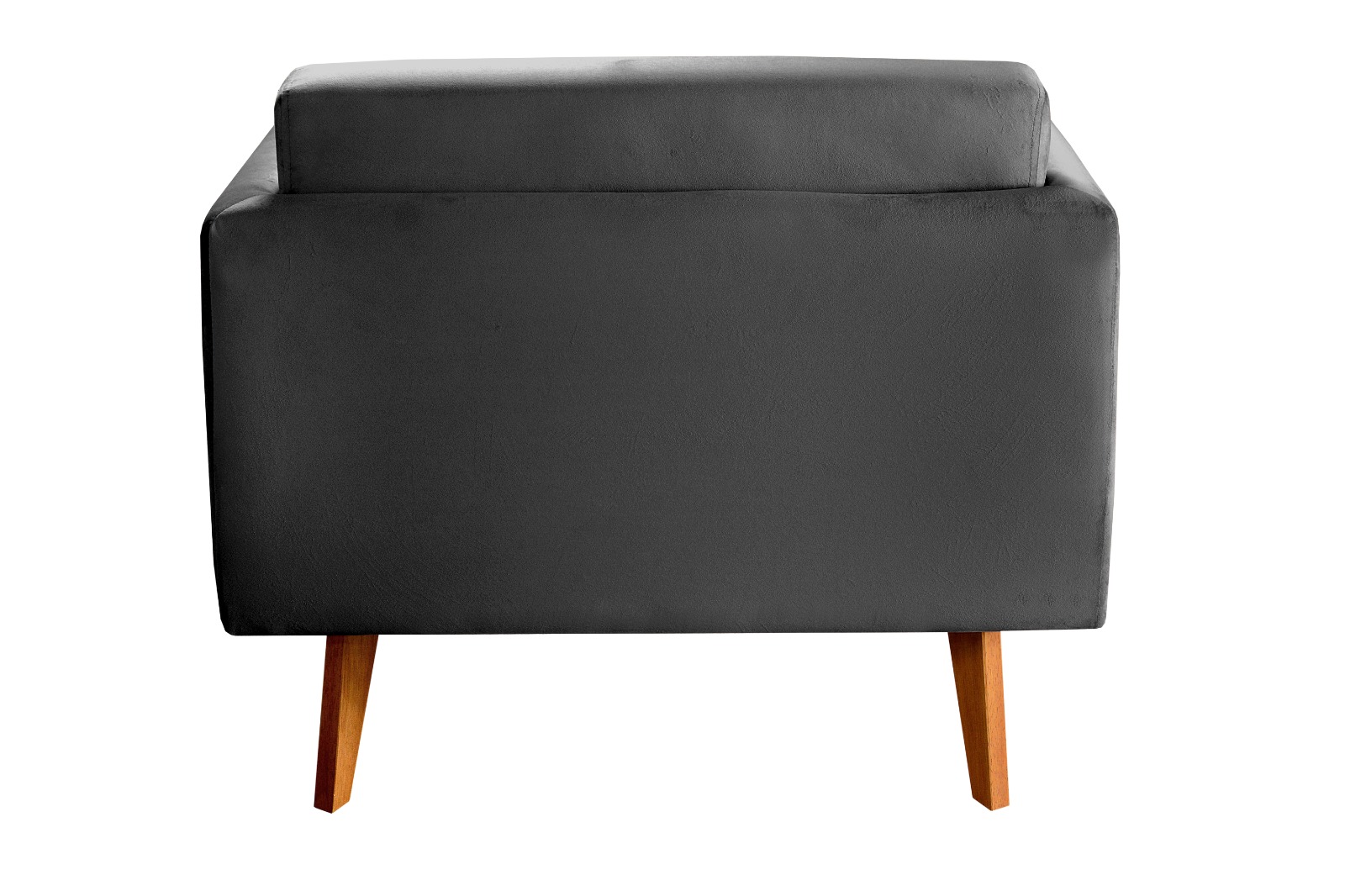 Poltrona Luma - Suede Cinza Grafite