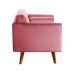 Poltrona Luma - Suede Rosa