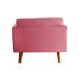 Poltrona Luma - Suede Rosa