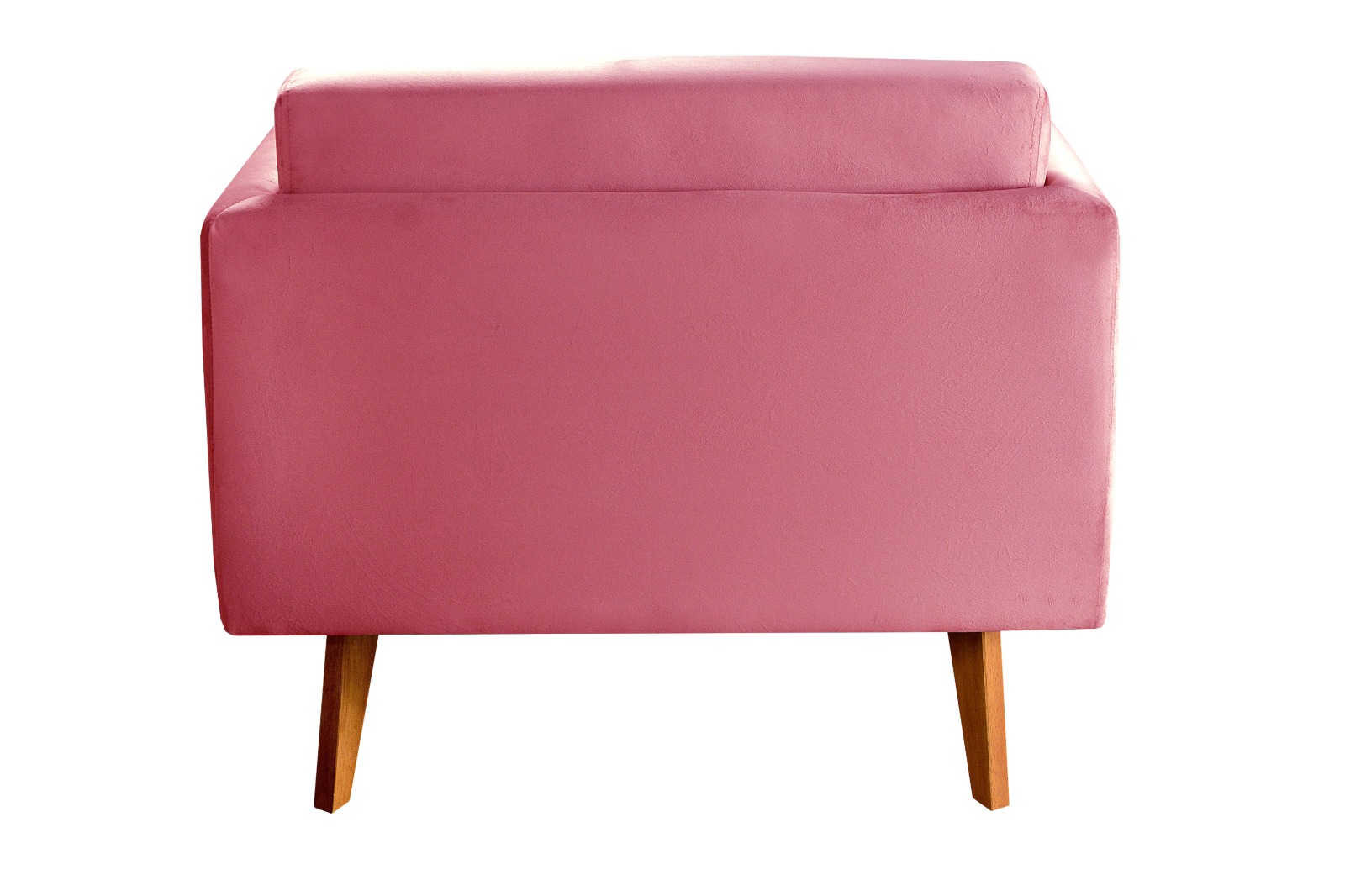 Poltrona Luma - Suede Rosa